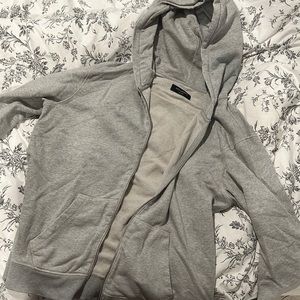 AllSaints Men’s Cotton Zip Up Hoodie
